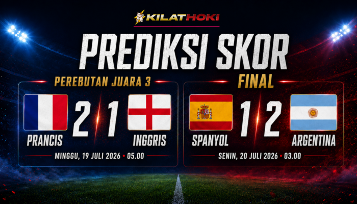 Prediksi Laga Penentu Piala Dunia 2026: Prancis vs Inggris dan Spanyol vs Argentina