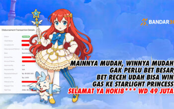 Bet Receh Starlight Princess member BANDAR36 cair Rp49 juta