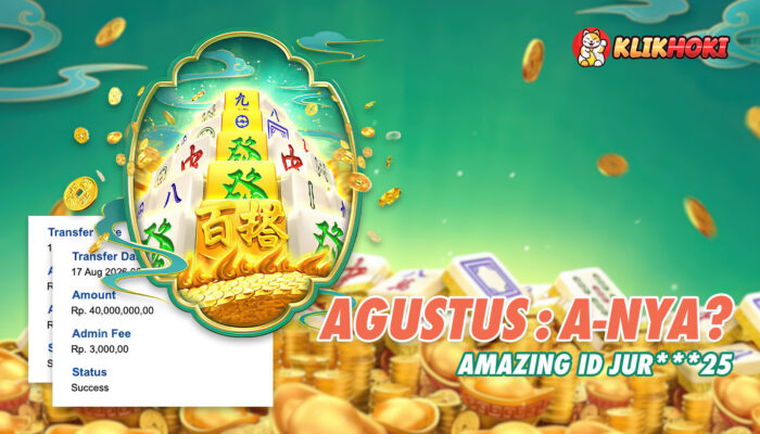 Agustus Jadi Amazing! JUR***25 Cairkan Rp40 Juta dari Mahjong Ways 2