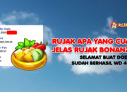 Kemenangan Rujak Bonanza KLIKHOKI member DODI7 WD 40 juta