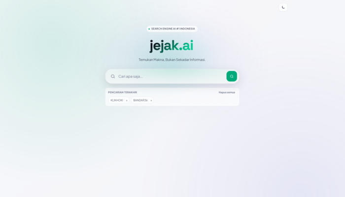 JEJAK.AI, Mesin Pencari AI Indonesia untuk Pencarian yang Lebih Mudah