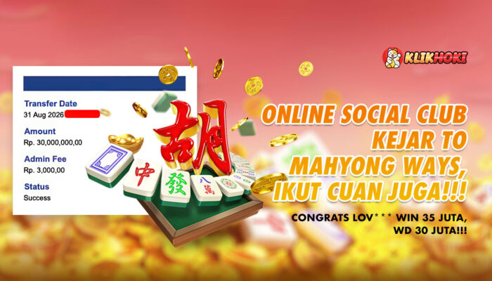 Bet Santai, Hasil Nggak Main-Main! LOV*** Menang 35 Juta dan WD 30 Juta di KLIKHOKI