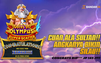 Putaran Gratis Berbuah Jutaan, kemenangan BIP*** Rp143.239.000 dalam 25 free spins di BANDAR36