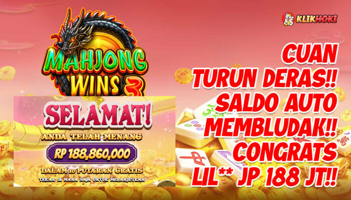 Kemenangan Fantastis Mahjong KLIKHOKI: LIL** Raih Rp188 Juta!